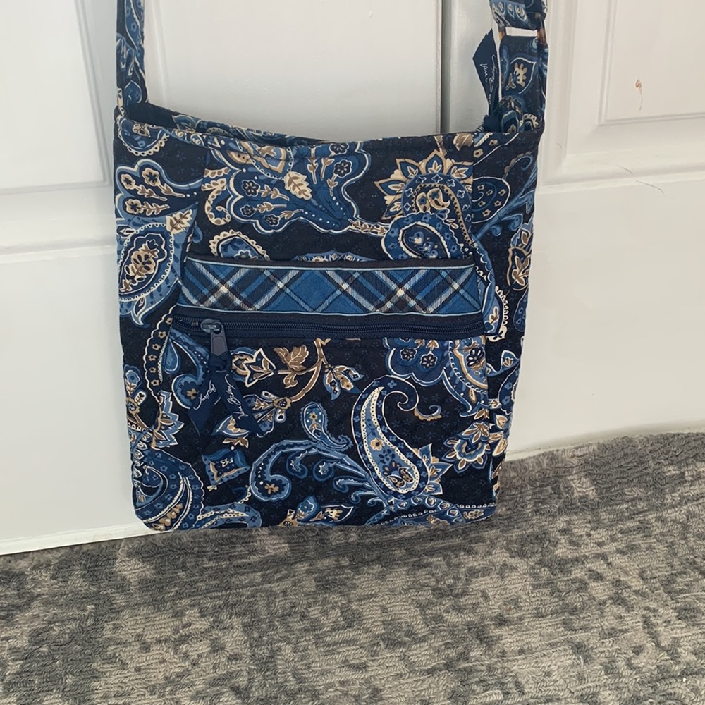 Vera Bradley Windsor Navy Hipster Crossbody Purse